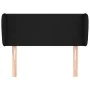 Cabecero de tela negro 83x23x78/88 cm de vidaXL, Cabeceros y pies de cama - Ref: Foro24-3116840, Precio: 43,25 €, Descuento: %