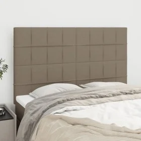 Kopfteile 4 Einheiten taupegrauer Stoff 72x5x78/88 cm von vidaXL, Kopf- und Fußteile - Ref: Foro24-3116334, Preis: 111,84 €, ...