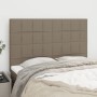 Cabeceros 4 unidades tela gris taupe 72x5x78/88 cm de vidaXL, Cabeceros y pies de cama - Ref: Foro24-3116334, Precio: 88,03 €...