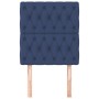Cabeceros 2 unidades de tela azul 80x7x78/88 cm de vidaXL, Cabeceros y pies de cama - Ref: Foro24-3116648, Precio: 75,17 €, D...