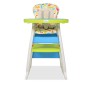 Trona convertible 3 en 1 con mesa azul y verde de vidaXL, Sillas y tronas para niños - Ref: Foro24-10142, Precio: 170,69 €, D...