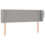 Cabecero de tela gris claro 147x23x78/88 cm de vidaXL, Cabeceros y pies de cama - Ref: Foro24-3116862, Precio: 75,55 €, Descu...