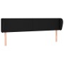 Cabecero de tela negro 163x23x78/88 cm de vidaXL, Cabeceros y pies de cama - Ref: Foro24-3116872, Precio: 72,76 €, Descuento: %