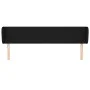 Cabecero de tela negro 163x23x78/88 cm de vidaXL, Cabeceros y pies de cama - Ref: Foro24-3116872, Precio: 70,86 €, Descuento: %