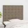Headboards 2 units of taupe gray fabric 90x5x78/88 cm by vidaXL, Headboards and footboards - Ref: Foro24-3116752, Price: 80,4...