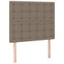 Headboards 2 units of taupe gray fabric 90x5x78/88 cm by vidaXL, Headboards and footboards - Ref: Foro24-3116752, Price: 80,4...