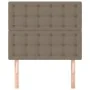 Headboards 2 units of taupe gray fabric 90x5x78/88 cm by vidaXL, Headboards and footboards - Ref: Foro24-3116752, Price: 80,4...