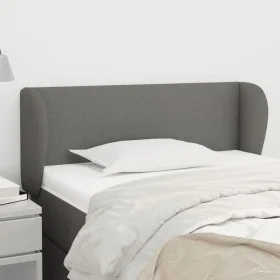 Dark gray fabric headboard 93x23x78/88 cm by vidaXL, Headboards and footboards - Ref: Foro24-3116847, Price: 54,76 €, Discoun...