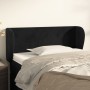 Cabecero de terciopelo negro 93x23x78/88 cm de vidaXL, Cabeceros y pies de cama - Ref: Foro24-3116902, Precio: 51,72 €, Descu...