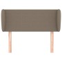Cabecero de tela gris taupe 83x23x78/88 cm de vidaXL, Cabeceros y pies de cama - Ref: Foro24-3116842, Precio: 45,41 €, Descue...