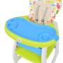 Trona convertible 3 en 1 con mesa azul y verde de vidaXL, Sillas y tronas para niños - Ref: Foro24-10142, Precio: 170,69 €, D...