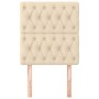 Cabeceros 2 unidades tela color crema 80x7x78/88 cm de vidaXL, Cabeceros y pies de cama - Ref: Foro24-3116647, Precio: 88,45 ...