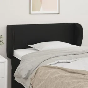 Black synthetic leather headboard 93x23x78/88 cm by vidaXL, Headboards and footboards - Ref: Foro24-3116942, Price: 43,78 €, ...