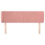 Pink velvet headboard 147x23x78/88 cm by vidaXL, Headboards and footboards - Ref: Foro24-3116917, Price: 71,01 €, Discount: %