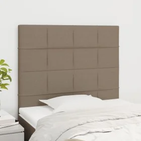 Kopfteile 2 Einheiten aus taupegrauem Stoff 100x5x78/88 cm von vidaXL, Kopf- und Fußteile - Ref: Foro24-3116326, Preis: 74,38...