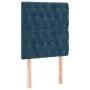 Kopfteile 2 Einheiten aus dunkelblauem Samt 80x7x78/88 cm von vidaXL, Kopf- und Fußteile - Ref: Foro24-3116702, Preis: 69,82 ...