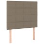 Cabeceros 2 unidades de tela gris taupe 100x5x78/88 cm de vidaXL, Cabeceros y pies de cama - Ref: Foro24-3116326, Precio: 60,...