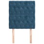 Cabeceros 2 unidades de terciopelo azul oscuro 80x7x78/88 cm de vidaXL, Cabeceros y pies de cama - Ref: Foro24-3116702, Preci...