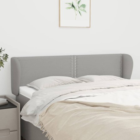 Cabecero de tela gris claro 147x23x78/88 cm de vidaXL, Cabeceros y pies de cama - Ref: Foro24-3117002, Precio: 61,07 €, Descu...