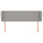 Cabecero de tela gris claro 147x23x78/88 cm de vidaXL, Cabeceros y pies de cama - Ref: Foro24-3117002, Precio: 61,07 €, Descu...