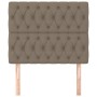 Cabeceros 2 unidades de tela gris taupe 100x7x78/88 cm de vidaXL, Cabeceros y pies de cama - Ref: Foro24-3116662, Precio: 91,...