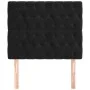 Kopfteile 2 Einheiten aus schwarzem Samt 100x7x78/88 cm von vidaXL, Kopf- und Fußteile - Ref: Foro24-3116712, Preis: 77,37 €,...