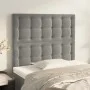 Headboards 2 units of light gray velvet 80x5x78/88 cm by vidaXL, Headboards and footboards - Ref: Foro24-3116796, Price: 67,9...