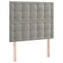 Headboards 2 units of light gray velvet 80x5x78/88 cm by vidaXL, Headboards and footboards - Ref: Foro24-3116796, Price: 67,9...