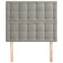 Headboards 2 units of light gray velvet 80x5x78/88 cm by vidaXL, Headboards and footboards - Ref: Foro24-3116796, Price: 67,9...