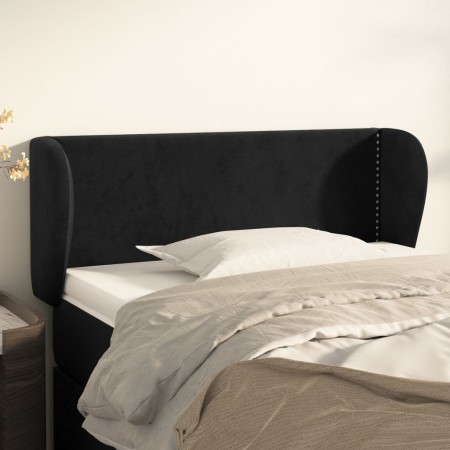 Cabecero de terciopelo negro 93x23x78/88 cm de vidaXL, Cabeceros y pies de cama - Ref: Foro24-3117042, Precio: 44,49 €, Descu...