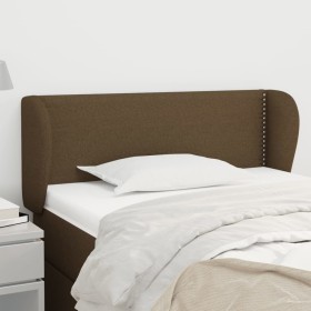Cabecero de tela marrón oscuro 83x23x78/88 cm de vidaXL, Cabeceros y pies de cama - Ref: Foro24-3116981, Precio: 43,66 €, Des...