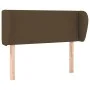 Dark brown fabric headboard 83x23x78/88 cm by vidaXL, Headboards and footboards - Ref: Foro24-3116981, Price: 42,68 €, Discou...