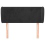 Cabecero de terciopelo negro 83x23x78/88 cm de vidaXL, Cabeceros y pies de cama - Ref: Foro24-3116896, Precio: 46,67 €, Descu...