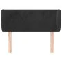 Cabecero de terciopelo negro 83x23x78/88 cm de vidaXL, Cabeceros y pies de cama - Ref: Foro24-3116896, Precio: 46,14 €, Descu...