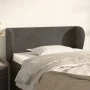 Cabecero de terciopelo gris oscuro 93x23x78/88 cm de vidaXL, Cabeceros y pies de cama - Ref: Foro24-3116901, Precio: 50,20 €,...