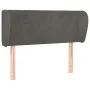 Cabecero de terciopelo gris oscuro 93x23x78/88 cm de vidaXL, Cabeceros y pies de cama - Ref: Foro24-3116901, Precio: 50,20 €,...