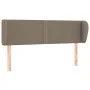 Taupe gray fabric headboard 147x23x78/88 cm by vidaXL, Headboards and footboards - Ref: Foro24-3117006, Price: 55,65 €, Disco...
