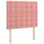 Cabeceros 2 unidades de terciopelo rosa 80x5x78/88 cm de vidaXL, Cabeceros y pies de cama - Ref: Foro24-3116801, Precio: 63,7...