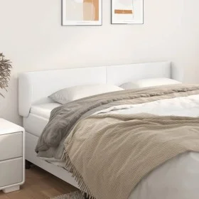 White synthetic leather headboard 163x23x78/88 cm by vidaXL, Headboards and footboards - Ref: Foro24-3116961, Price: 76,05 €,...