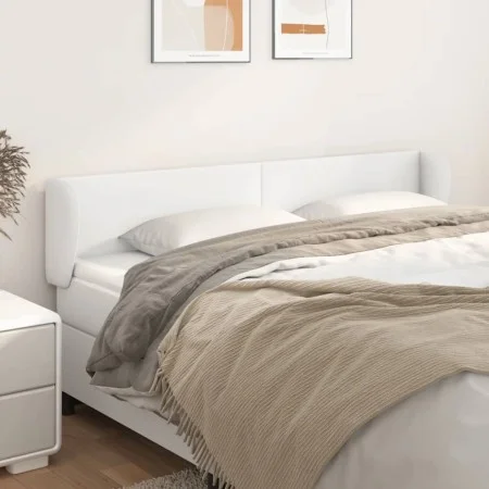 White synthetic leather headboard 163x23x78/88 cm by vidaXL, Headboards and footboards - Ref: Foro24-3116961, Price: 76,05 €,...
