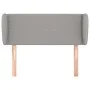 Cabecero de tela gris claro 93x23x78/88 cm de vidaXL, Cabeceros y pies de cama - Ref: Foro24-3116986, Precio: 51,97 €, Descue...