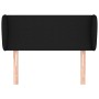 Cabecero de tela negro 103x23x78/88 cm de vidaXL, Cabeceros y pies de cama - Ref: Foro24-3116856, Precio: 52,59 €, Descuento: %