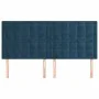 Kopfteile 4 Einheiten aus dunkelblauem Samt 100x5x78/88 cm von vidaXL, Kopf- und Fußteile - Ref: Foro24-3116836, Preis: 133,9...