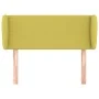 Cabecero de tela verde 103x23x78/88 cm de vidaXL, Cabeceros y pies de cama - Ref: Foro24-3117001, Precio: 42,42 €, Descuento: %