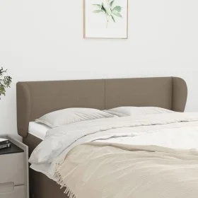 Kopfteil aus taupegrauem Stoff, 147 x 23 x 78/88 cm von vidaXL, Kopf- und Fußteile - Ref: Foro24-3116866, Preis: 76,28 €, Rab...