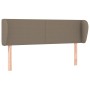 Cabecero de tela gris taupe 147x23x78/88 cm de vidaXL, Cabeceros y pies de cama - Ref: Foro24-3116866, Precio: 70,47 €, Descu...