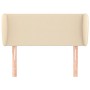 Cabecero de tela color crema 83x23x78/88 cm de vidaXL, Cabeceros y pies de cama - Ref: Foro24-3116843, Precio: 60,96 €, Descu...