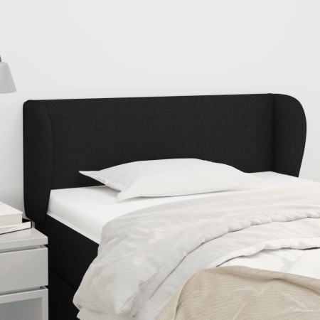 Cabecero de tela negro 93x23x78/88 cm de vidaXL, Cabeceros y pies de cama - Ref: Foro24-3116848, Precio: 52,77 €, Descuento: %