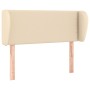 Cabecero de tela color crema 93x23x78/88 cm de vidaXL, Cabeceros y pies de cama - Ref: Foro24-3116991, Precio: 55,36 €, Descu...