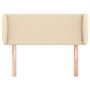 Cabecero de tela color crema 93x23x78/88 cm de vidaXL, Cabeceros y pies de cama - Ref: Foro24-3116991, Precio: 55,36 €, Descu...